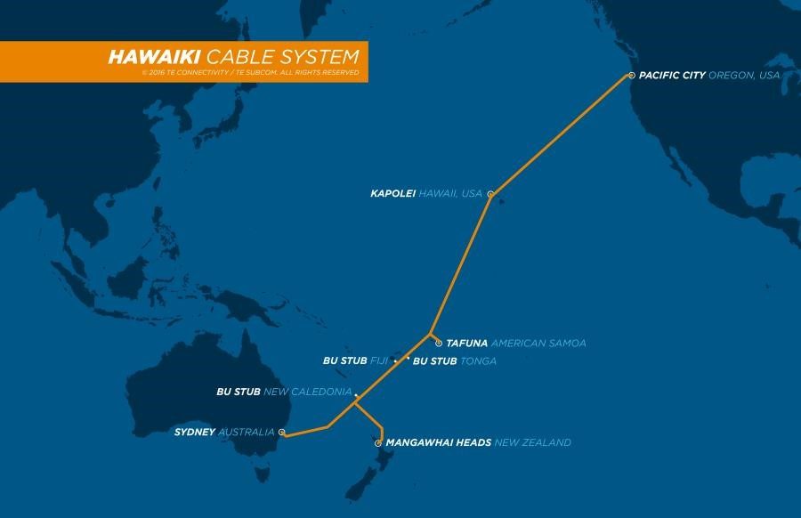 Hawaiki Transpacific Cable System Ready for Service In June 2018